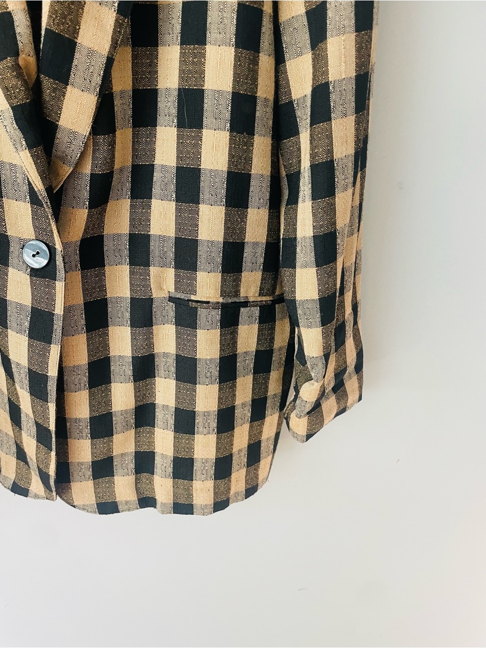 Ship’n Shore Vintage Buffalo Check Blazer - Picture 5 of 7
